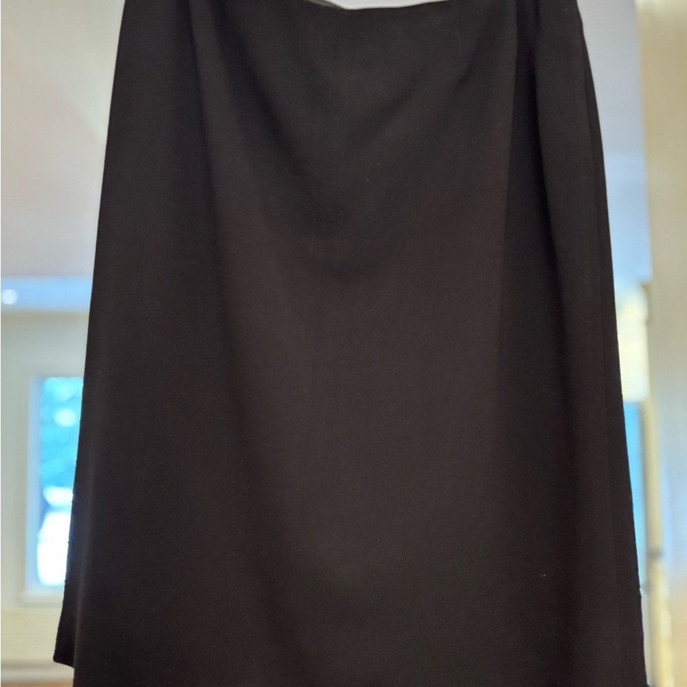 MaxMara Classic Black A-Line Skirt